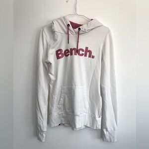 Bench White and Pink Medium Hoodie